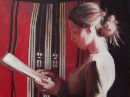 Olvasó nő II 60x80cm